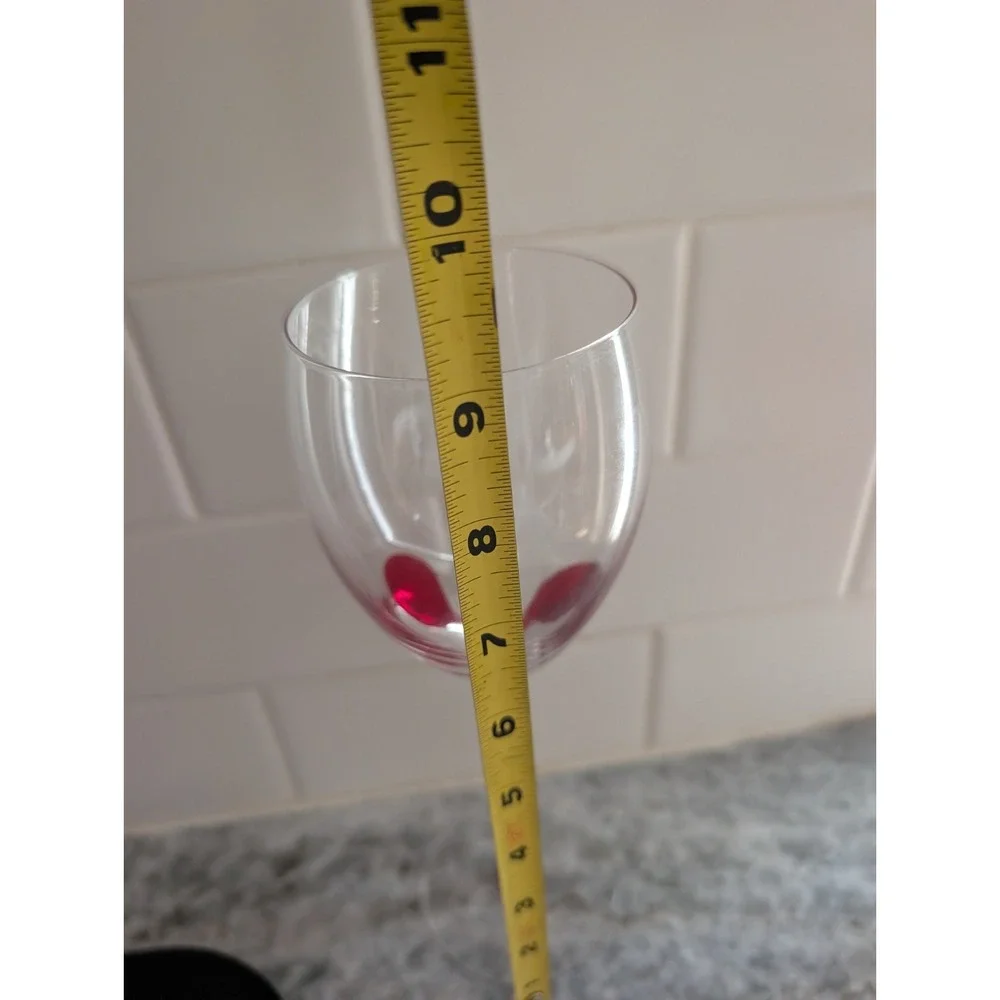 Pier 1 Import Clear Wine Glass 9